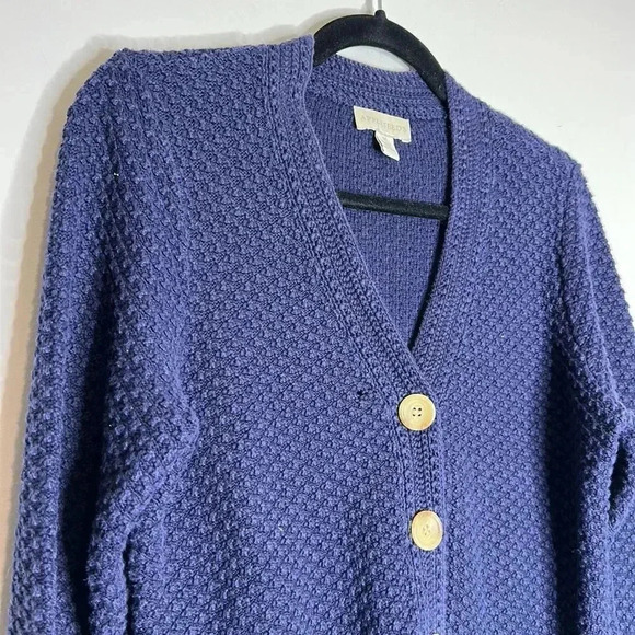 Apple Seed’s Blue Button Cardigan - Picture 5 of 8